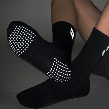 Plus Size Reflective Quarter Compression Socks(3 Pairs)