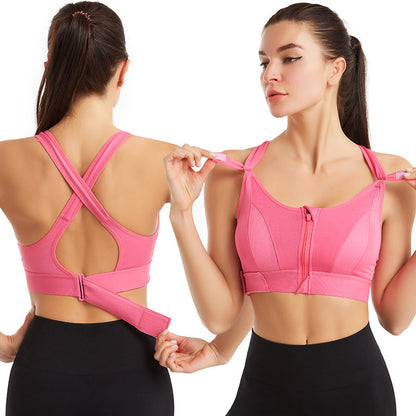 Plus Size Cross Back Sports Bras