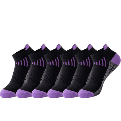 Plus Size Non Fading Ankle Compression Socks(6 Pairs)