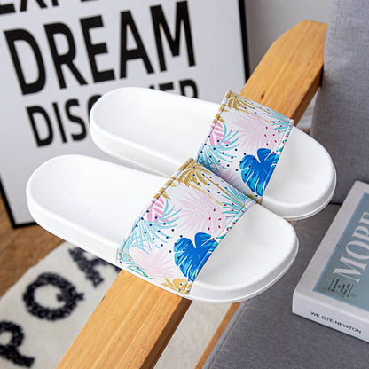 Plus Size Leaves Slides(2 Pairs)