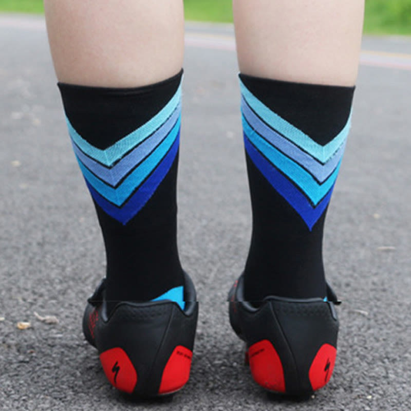 Plus Size Mountaineering Quarter Compression Socks(4 Pairs)