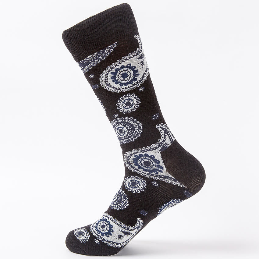 Plus Size Creative Patterns Quarter Socks(4 Pairs)