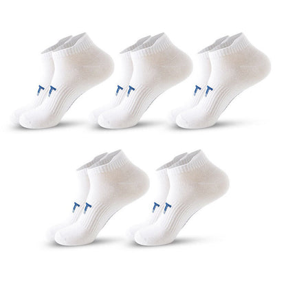 Plus Size Cushioned Breathable Ankle Compression Socks(5 Pairs)