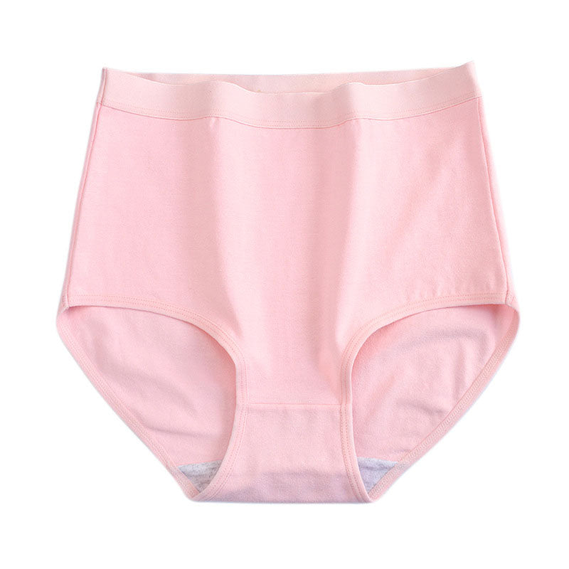 Plus Size High Waist Cotton Panty(6 Packs)