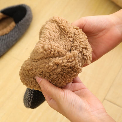 Plus Size Fuzzy Slipper Socks(2 Pairs)