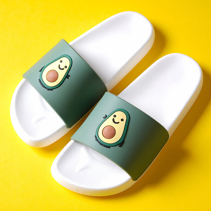 Plus Size Avocado Slides(2 Pairs)