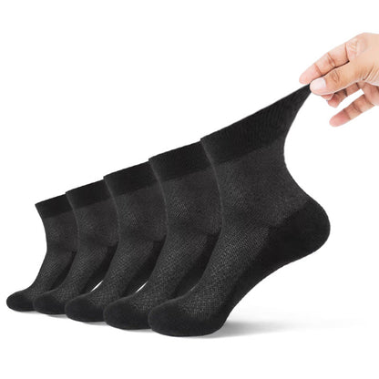 Plus Size Super Elastic Quarter Socks(5 Pairs)