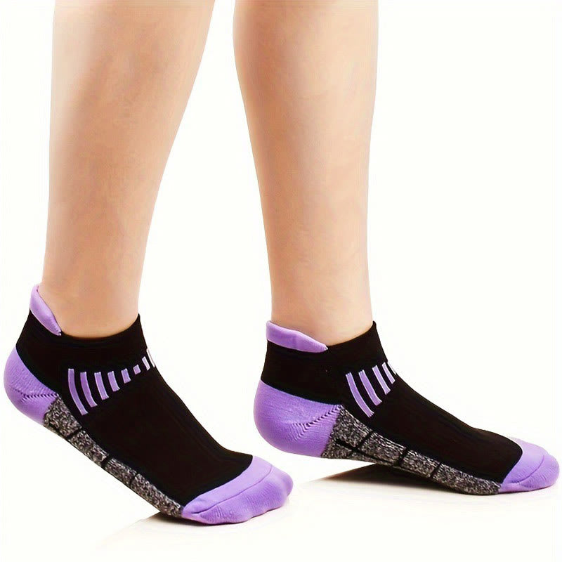 Plus Size Non Fading Ankle Compression Socks(6 Pairs)