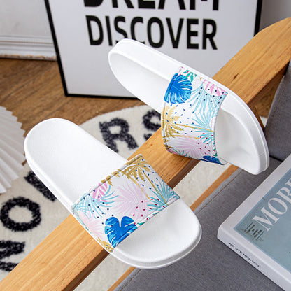 Plus Size Leaves Slides(2 Pairs)