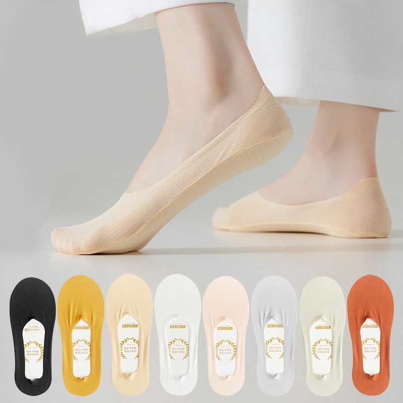 Plus Size Summer No Show Socks(12 Pairs)