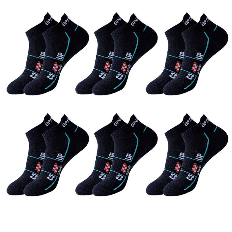 Plus Size Mesh Ventilating Ankle Compression Socks(6 Pairs)