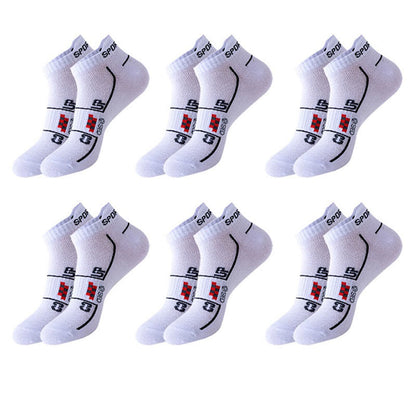 Plus Size Mesh Ventilating Ankle Compression Socks(6 Pairs)