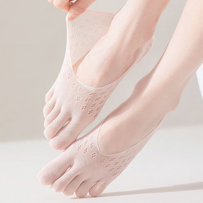 Plus Size Ice Silk Alignment Socks(5 Pairs)