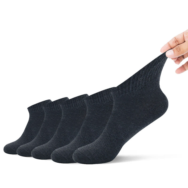 Plus Size Deodorant Ankle Socks(5 Pairs)