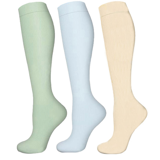 Light Color Compression Socks(3 Pairs)