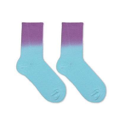 Plus Size Candy Colors Quarter Socks(5 Pairs)