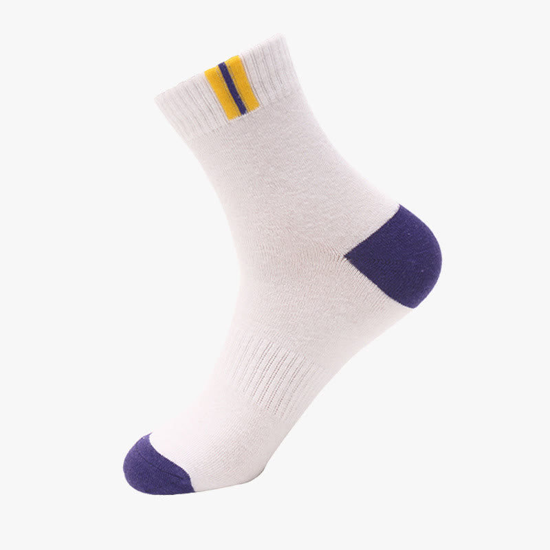 Plus Size Breathable Ventilation Cotton Socks(3 Pairs)