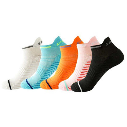 Athletic Running Cushioned Ankle Compression Socks(5 Pairs)