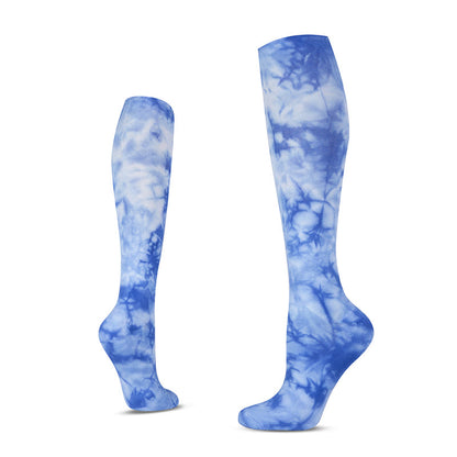 Tie Dye Sport Knee High Compression Socks