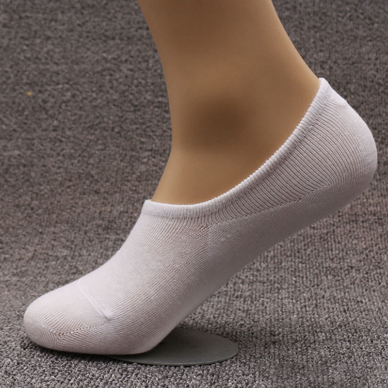 Plus Size Cotton Comfort No Show Socks(6 Pairs)