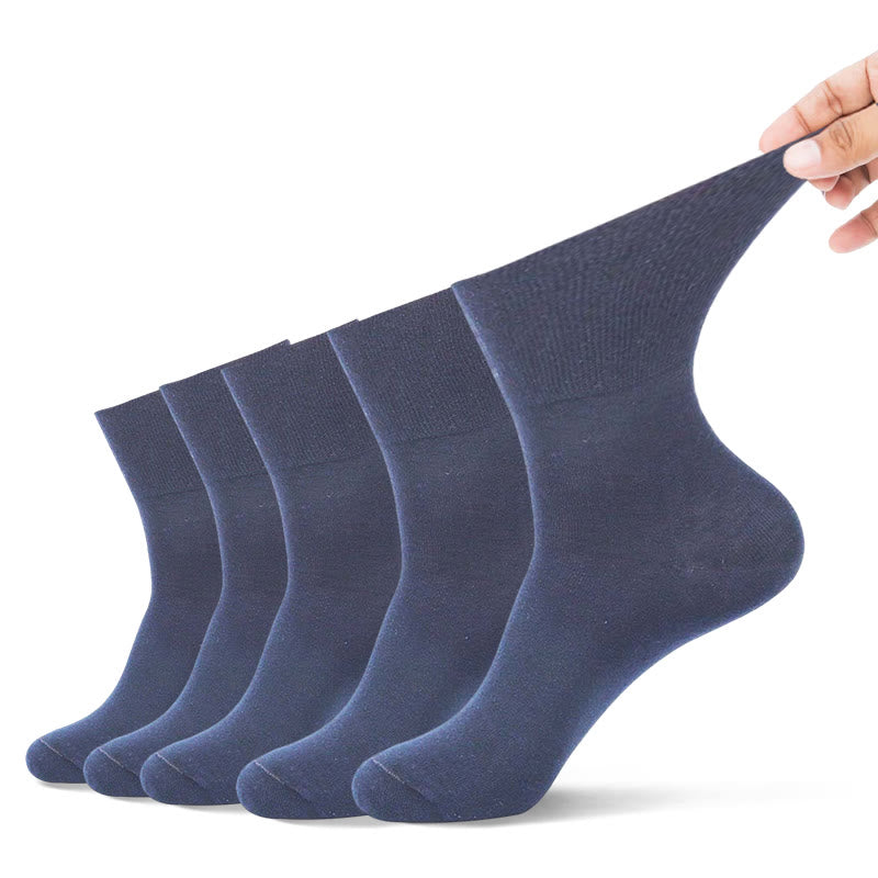 Plus Size Non Binding Quarter Socks(5 Pairs)