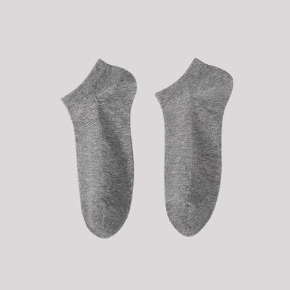Plus Size Antibacterial Soft Ankle Socks(5 Pairs)