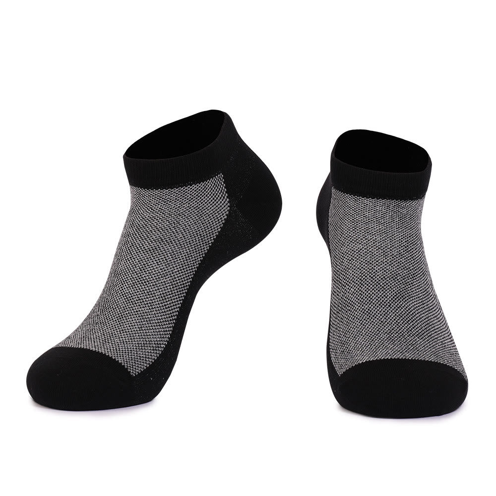 Plus Size Stitching Color Ankle Socks(3 Pairs)