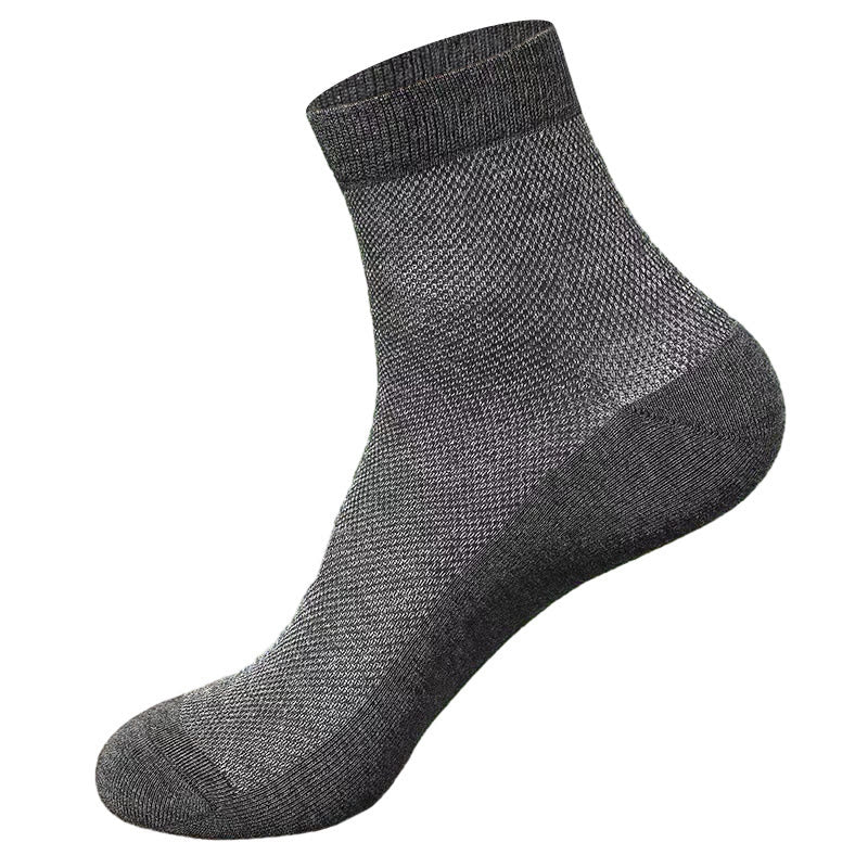 Plus Size Mesh Quarter Socks(10 Pairs)