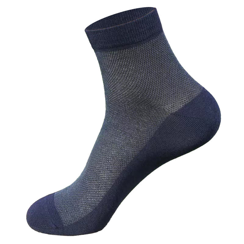 Plus Size Mesh Quarter Socks(10 Pairs)