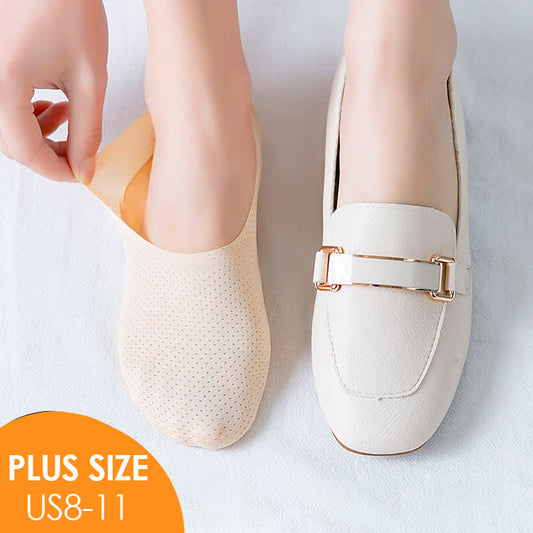 Plus Size Anti-Slip No Show Socks(5 Pairs)