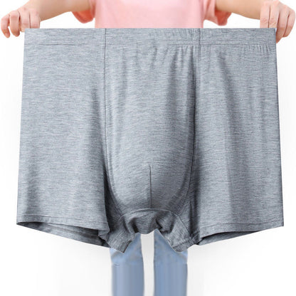 Plus Size High-Waisted Breathable Boxer Briefs(1 Pack)