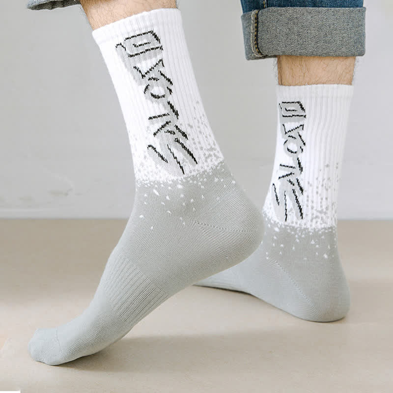 Plus Size Trendy Crew Socks(5 Pairs)