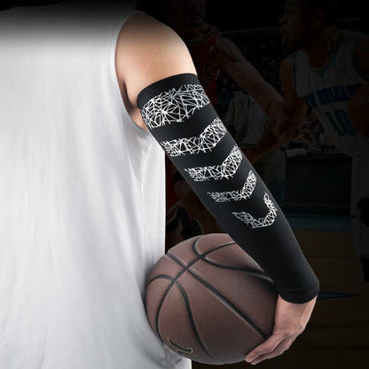 Art Print Sport Compression Arm Sleeves(2 Pairs)