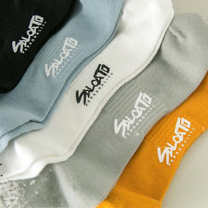 Plus Size Trendy Crew Socks(5 Pairs)