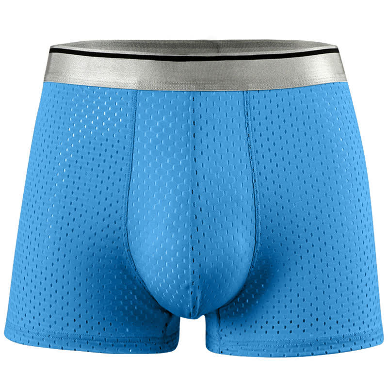 Plus Size Ice Silk Breathable Boxer Briefs(1 Pack)