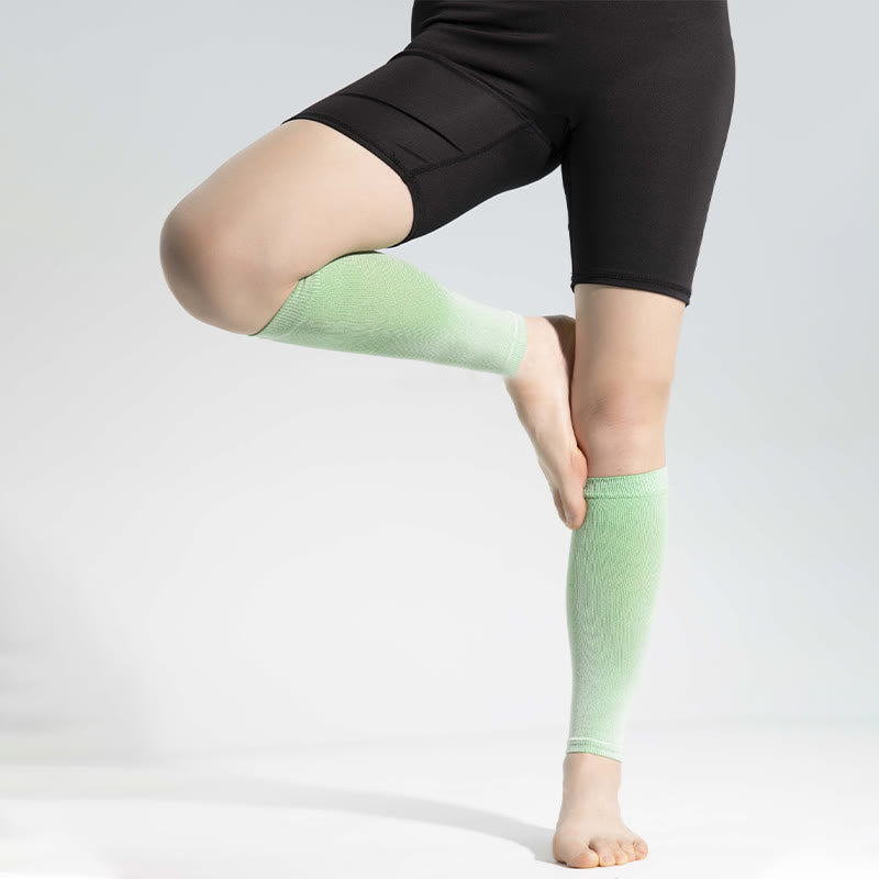 Ice Silk Footless Cool Compression Sleeve Socks Unisex