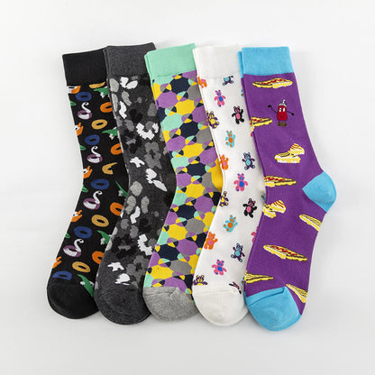 Plus Size Cheesecake Bear Crew Socks(5 Pairs)