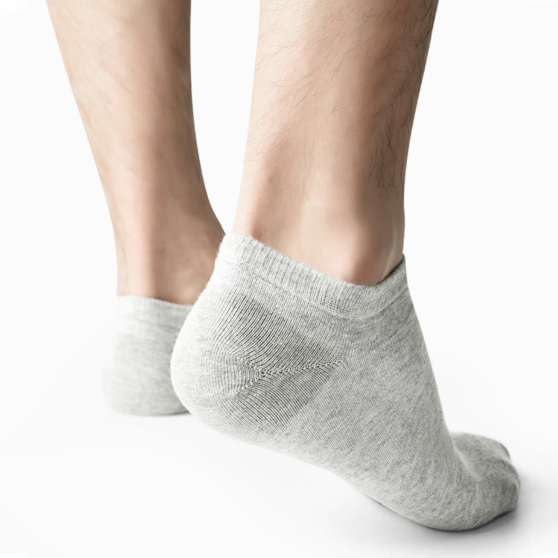 100% Cotton Plus Size Ankle Socks(6 Pairs)