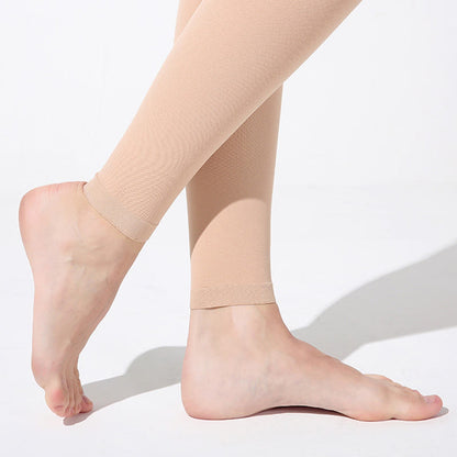 Solid Compression Sleeve Socks Knee Thigh