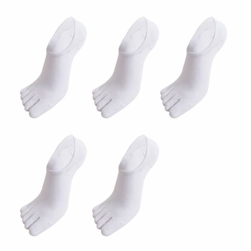 Plus Size Five Toes Antibacterial Alignment Socks(5 Pairs)