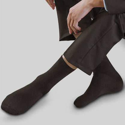 Plus Size Solid Soft Quarter Socks(5 Pairs)