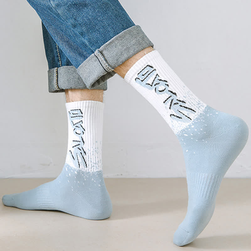 Plus Size Trendy Crew Socks(5 Pairs)