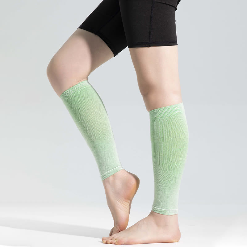 Ice Silk Footless Cool Compression Sleeve Socks Unisex