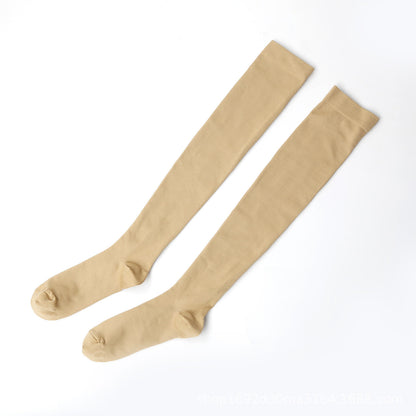 Plus Size Thigh High Elasticity Compression Socks(3 Pairs)