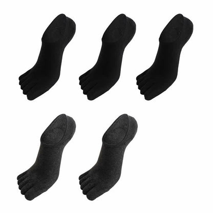 Plus Size Five Toes Antibacterial Alignment Socks(5 Pairs)