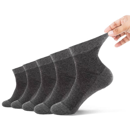 Plus Size Super Elastic Quarter Socks(5 Pairs)