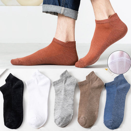 Plus Size Multicolor Loose Cotton Socks(3 Pairs)