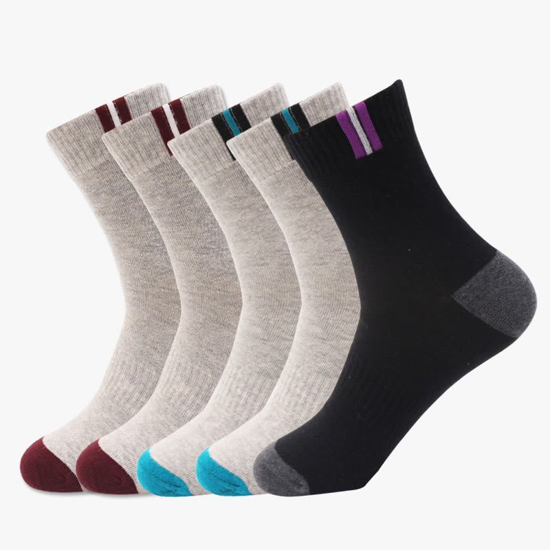 Plus Size Breathable Ventilation Cotton Socks(3 Pairs)