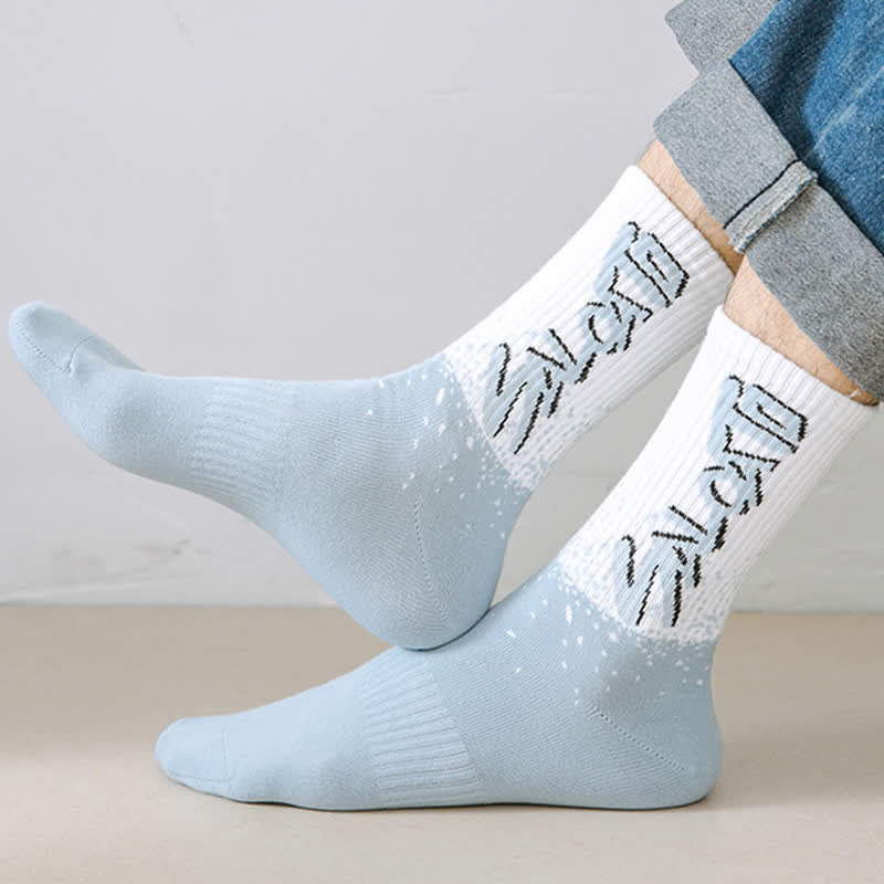 Plus Size Trendy Crew Socks(5 Pairs)