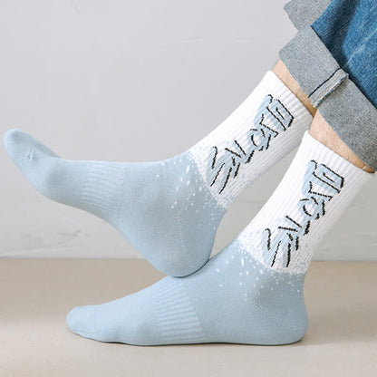 Plus Size Trendy Crew Socks(5 Pairs)